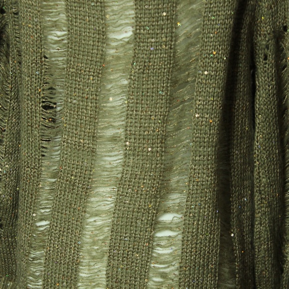 NWT | Chaudry KC | Gold Sequin Sweater | Sz S - Picture 11 of 16